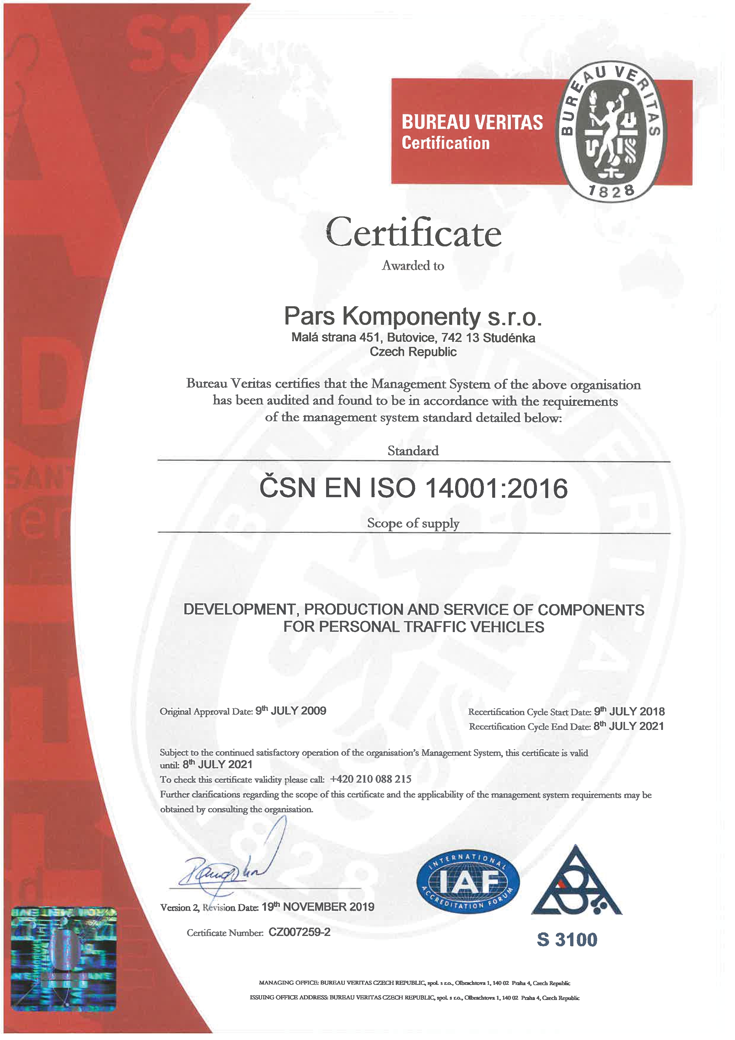 ČSN EN ISO 14001