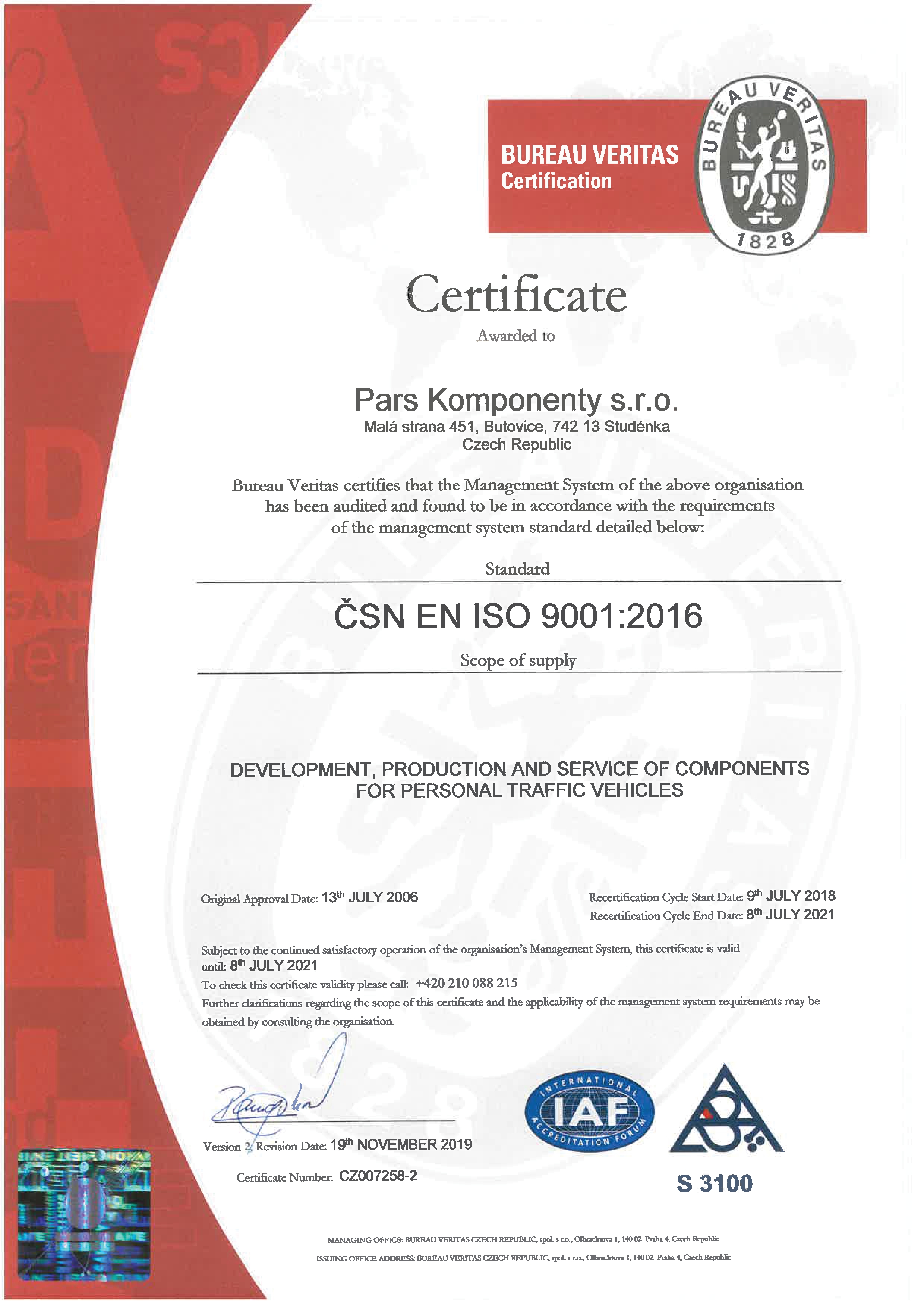 ČSN EN ISO 9001